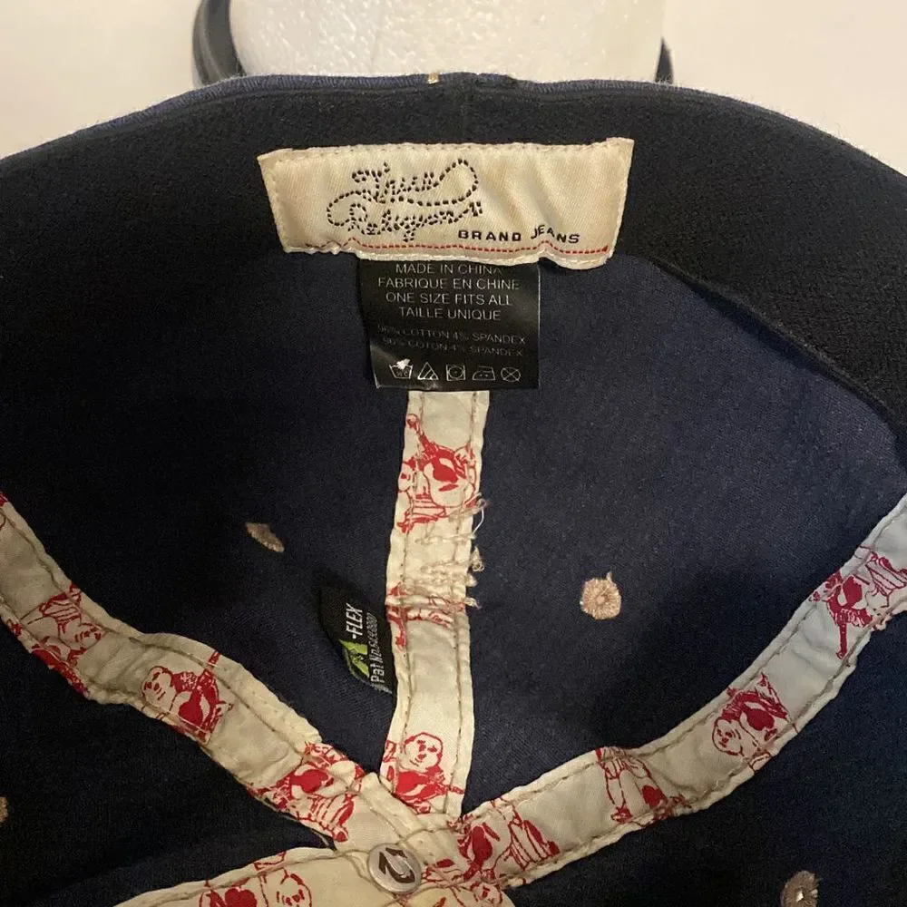RARE TRUE RELIGION Brand Jeans Since 1956 Distressed‎ Fitted Hat